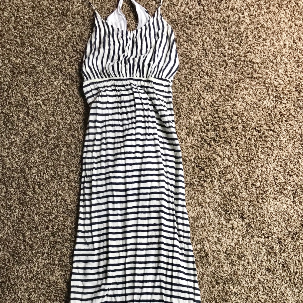 Forever 21 navy and white sundress